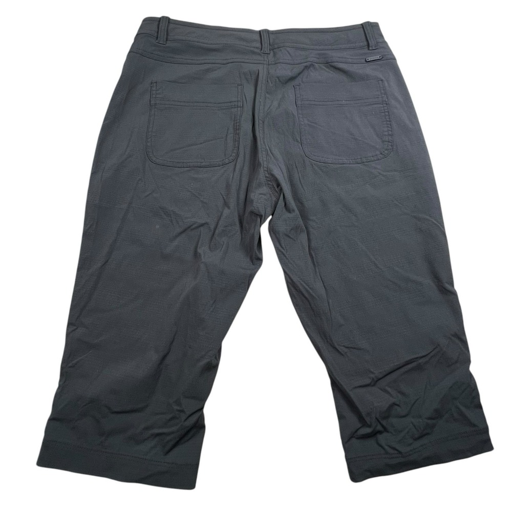 Prana Womens 10 Black Revenna Knicker Capri Pants Nylon Hiking #W41202099 - Picture 2 of 8
